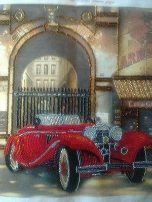 Bead Embroidery Kit Auto Retro – 1
