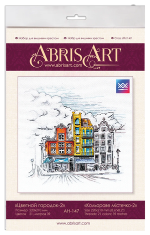 Cross Stitch Kit Cross-stitch kits Colored town-2