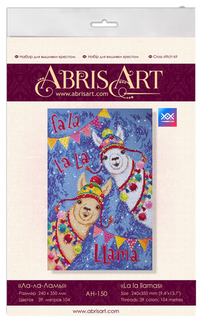 Cross Stitch Kit Cross-stitch kits La la llamas