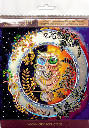 Bead Embroidery Kit Mini Bead embroidery kit Day and night