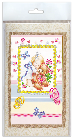 Postcards Bead Embroidery Kit Postcard Bead embroidery kit Beloved daughter