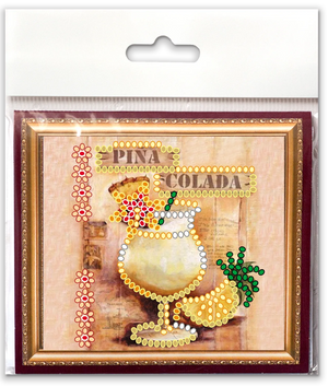 Magnets Bead Embroidery Kit Magnets Bead embroidery kit Pina Colada