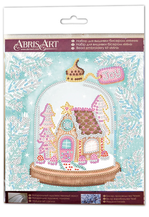 Bead Embroidery Kit Mini Bead embroidery kit Cheerful house