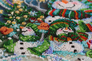 Bead Embroidery Kit Main Bead Embroidery Kit New year‘s night
