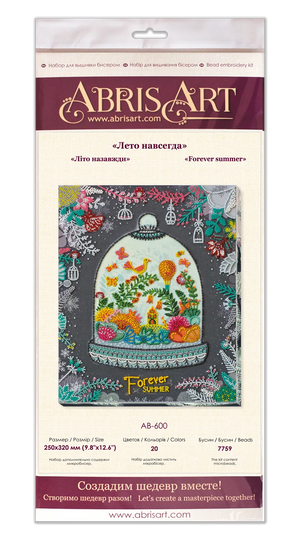 Bead Embroidery Kit Main Bead Embroidery Kit Forever summer