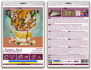 Bead Embroidery Kit Mini Bead embroidery kit Аutumn aroma