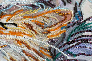 Bead Embroidery Kit Main Bead Embroidery Kit Purring