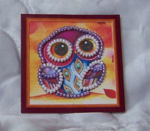 Magnets Bead Embroidery Kit Mini Magnets Bead embroidery kit Owl – 1