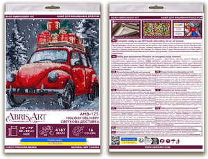 Bead Embroidery Kit Mid-sized bead embroidery kit Holiday Delivery