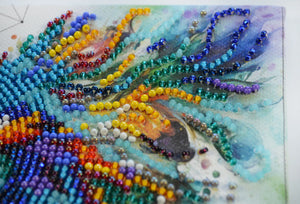 Bead Embroidery Kit Main Bead Embroidery Kit Respectable peacock