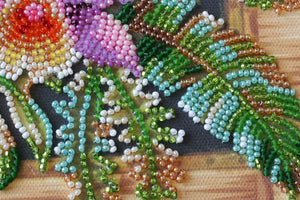Bead Embroidery Kit Mid-sized bead embroidery kit Cattleya