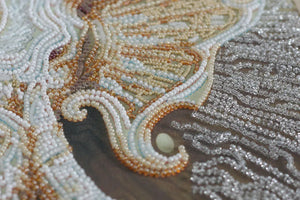 Bead Embroidery Kit Main Bead Embroidery Kit White
