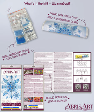 Bead Embroidery Kit Main Bead Embroidery Kit Frost patterns