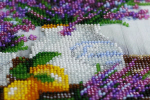 Bead Embroidery Kit Mid-sized bead embroidery kit Lavander`s aroma