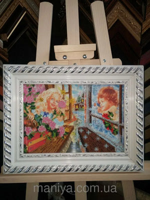 Bead Embroidery Kit Main Bead Embroidery Kit Kay and Gerda