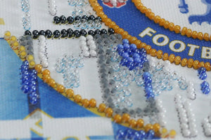 Bead Embroidery Kit Mini Bead embroidery kit FC Chelsea