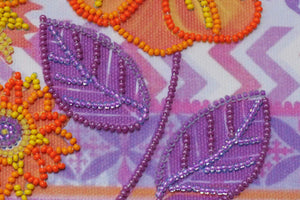 Bead Embroidery Kit Mini Bead embroidery kit Amazing flowers
