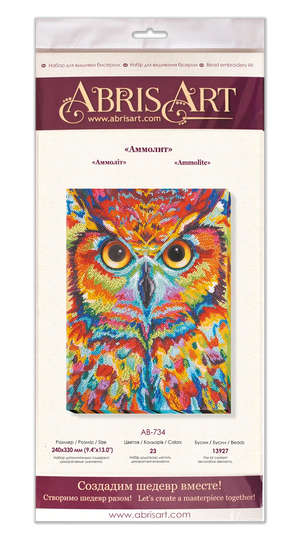 Bead Embroidery Kit Main Bead Embroidery Kit Ammolite