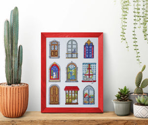 Cross Stitch Kit Cross-stitch kits 9 little cozy tales