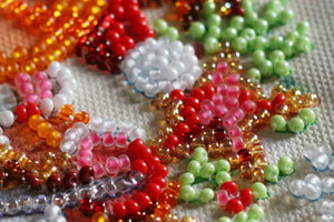 Bead Embroidery Kit Mini Bead embroidery kit Christmas cookies