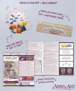 Bead Embroidery Kit Main Bead Embroidery Kit Miracle of India