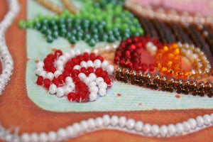 Bead Embroidery Kit Mini Bead embroidery kit Holiday sweets