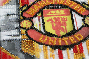 Bead Embroidery Kit Mini Bead embroidery kit FC Manchester United