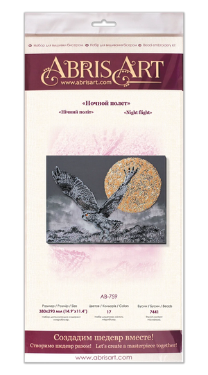 Bead Embroidery Kit Main Bead Embroidery Kit Night flight
