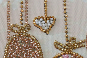 Bead Embroidery Kit Mini Bead embroidery kit Happy Easter