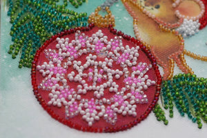 Bead Embroidery Kit Mini Bead embroidery kit Decorating christmas tree