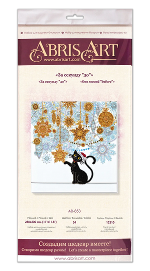 Bead Embroidery Kit Main Bead Embroidery Kit One second "before"