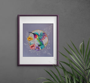 Cross Stitch Kit Cross-stitch kits Bird of paradise