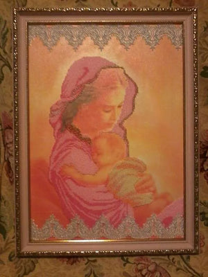 Bead Embroidery Kit Main Bead Embroidery Kit Happiness