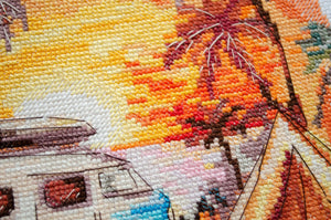 Cross Stitch Kit Cross-stitch kits Beach adventures
