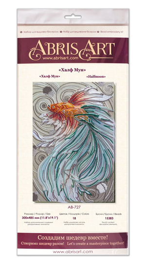 Bead Embroidery Kit Main Bead Embroidery Kit Halfmoon