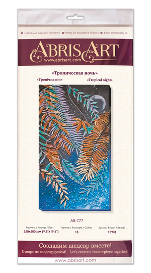 Bead Embroidery Kit Main Bead Embroidery Kit Tropical night