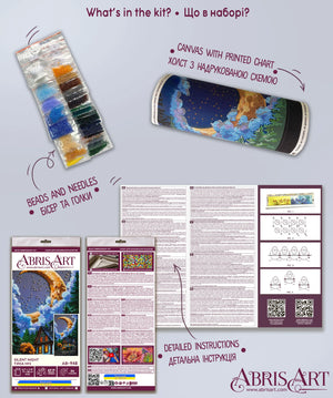 Bead Embroidery Kit Main Bead Embroidery Kit Silent Night