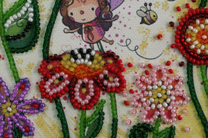Bead Embroidery Kit Mini Bead embroidery kit Colored moths