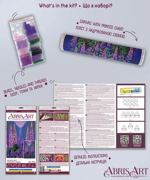 Bead Embroidery Kit Main Bead Embroidery Kit Moonlight