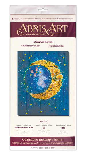 Bead Embroidery Kit Main Bead Embroidery Kit The night shone