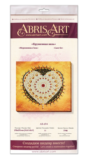 Bead Embroidery Kit Main Bead Embroidery Kit Lace tie