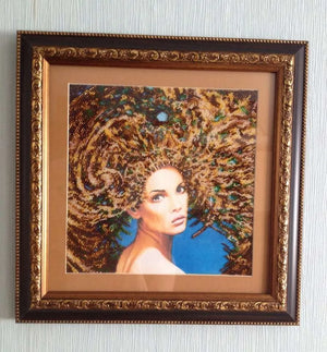 Bead Embroidery Kit Main Bead Embroidery Kit The Four Elements – Earth