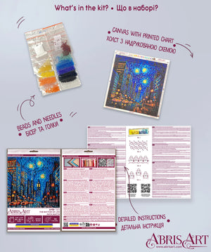 Bead Embroidery Kit Mid-sized bead embroidery kit The rhythm of life