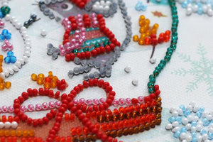 Bead Embroidery Kit Mini Bead embroidery kit Snowiness