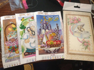 Postcards Bead Embroidery Kit Postcard Bead embroidery kit Easter – 8