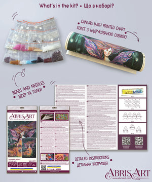 Bead Embroidery Kit Main Bead Embroidery Kit Summer night