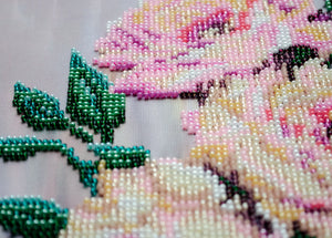 Bead Embroidery Kit Main Bead Embroidery Kit Gentle roses