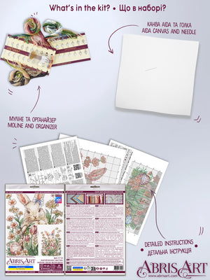 Cross Stitch Kit Cross-stitch kits Easter bunny waiting (Easter Scenes)