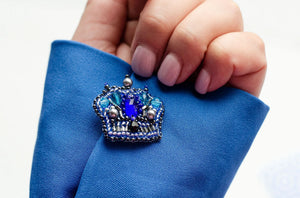 Brooch Embroidery Kit Decoration Crown (Decoration)