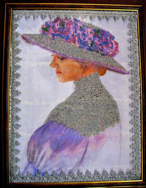 Bead Embroidery Kit Main Bead Embroidery kit Violet
